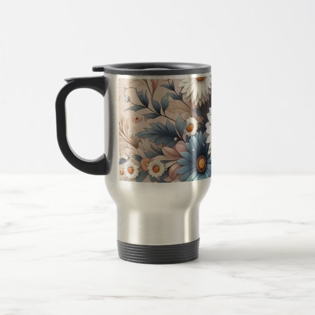Mug De Voyage Transformez votre espace avec des fleurs de margue (Gauche)