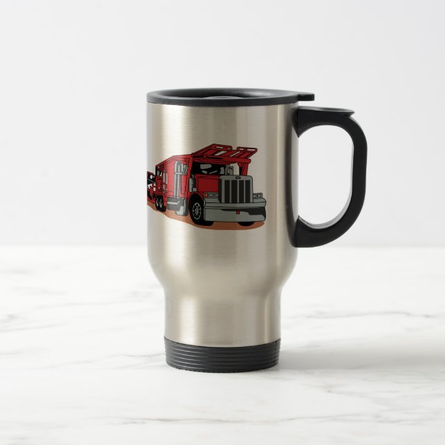 Mug De Voyage Transporteur de voiture (Droit)