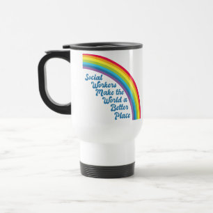 Mug De Voyage Travail social inspirant Arc-en-ciel