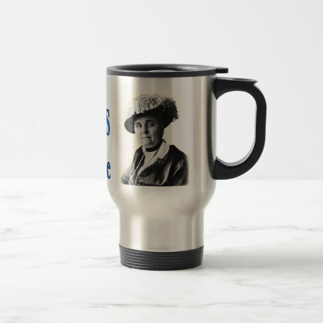 Mug De Voyage Travail social : Jane Addams a couru une coque (Droit)