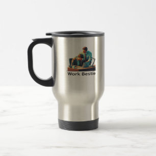 Mug De Voyage Travailler le mieux classique
