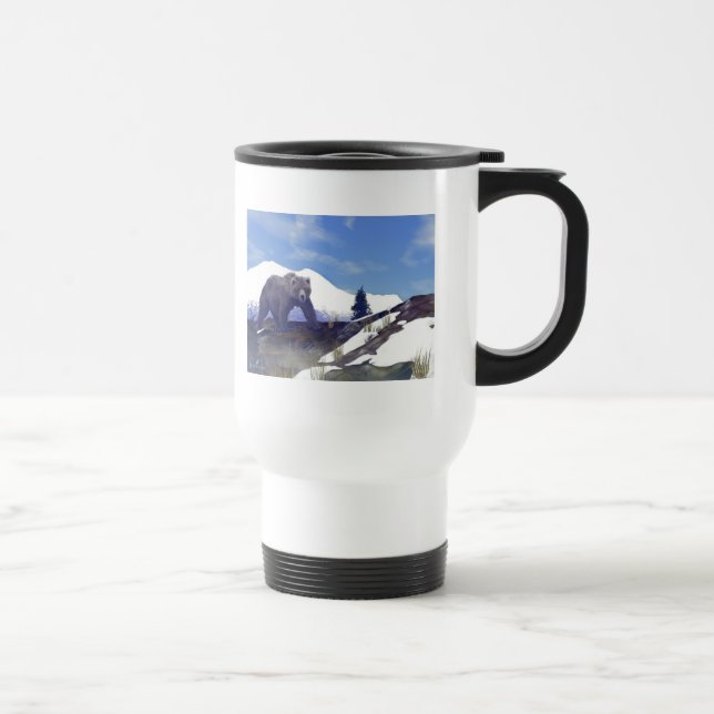 Mug De Voyage Treeline Grizzly (Droite)