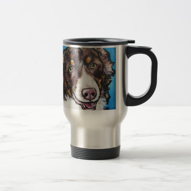Mug De Voyage Tri berger australien de chocolat (Droit)