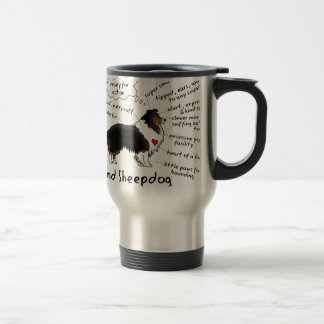 Mug De Voyage Tri sheltie noir