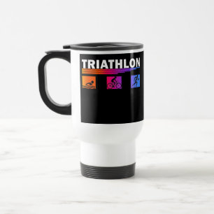 Mug De Voyage Triathlon : Maîtriser la natation, vélo, courir