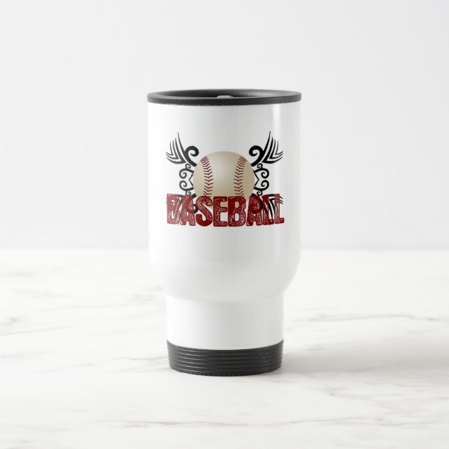 Mug De Voyage Tribal de base-ball (Centre)