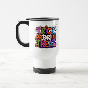 Mug De Voyage TRICK OU TRAITEMENT Cute Halloween Bash Party