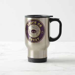 Mug De Voyage Trick ou traiter l'araignée halloween style Starbu