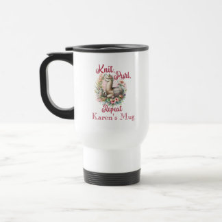Mug De Voyage Tricot Alpaca