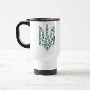 Mug De Voyage Trident tryzub emblème national ukrainien ethnique