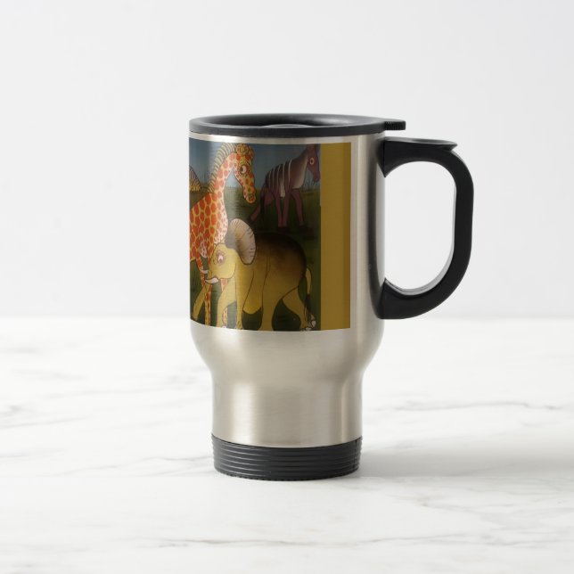 Mug De Voyage Trio d'art africain (Droit)