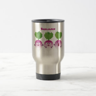 Mug De Voyage Trio de légumes mignons navets chantant dessin ani