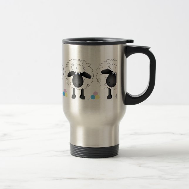 Mug De Voyage Trio des moutons (Droit)