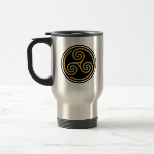 MUG DE VOYAGE TRISKELION TRIPLE CELTIQUE SPIRAL