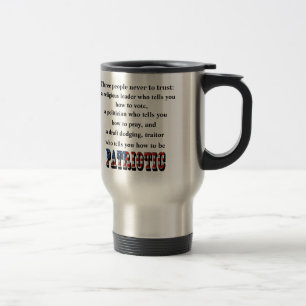 Mug De Voyage Trois personnes à ne jamais faire confiance :