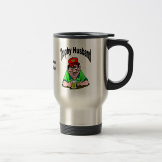 Mug De Voyage Trophée Mari Ajouter un nom, ou commentaires