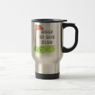 Mug De Voyage Trou de golf dans un club se vantant