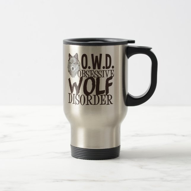 Mug De Voyage Trouble obsessionnel du loup (Droit)