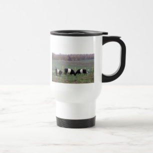 Mug De Voyage Troupeau de vache à Beltie dans l'automne