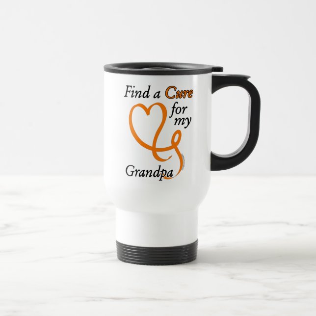 Mug De Voyage Trouver un remède/coeur/grand-père...RSD/CRPS (Droite)