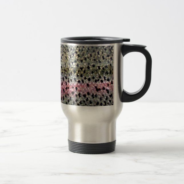 Mug De Voyage Truite arc-en-ciel par PatternWear© (Droit)