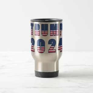Mug De Voyage Trump 2024 Étoiles et rayures