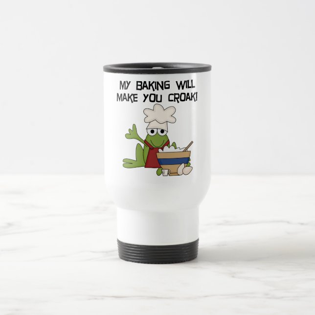 Mug De Voyage Tshirts et cadeaux Frog Baker (Centre)
