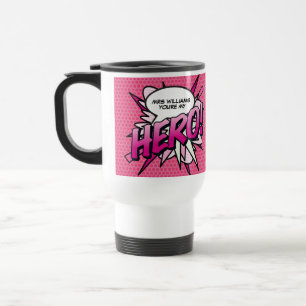 Mug De Voyage Tu es mon oeuvre d'art de la B.D.D. rétro HERO