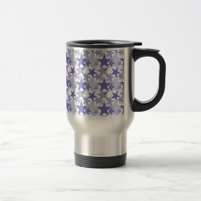 Mug De Voyage Tulipe de violette des étoiles 3 (Droit)