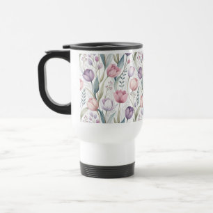 Mug De Voyage Tulipe scandinave modèle floral
