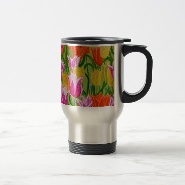 Mug De Voyage Tulipes (Droit)