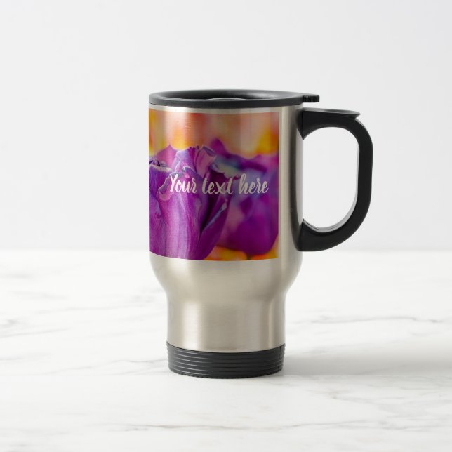 Mug De Voyage Tulipes Enchantant violet (Droit)