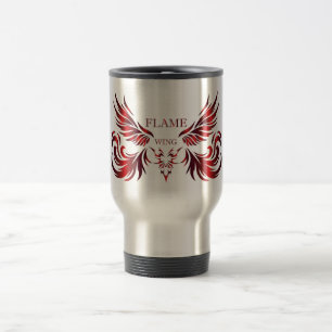 Mug De Voyage Tumbler à aile de flamme
