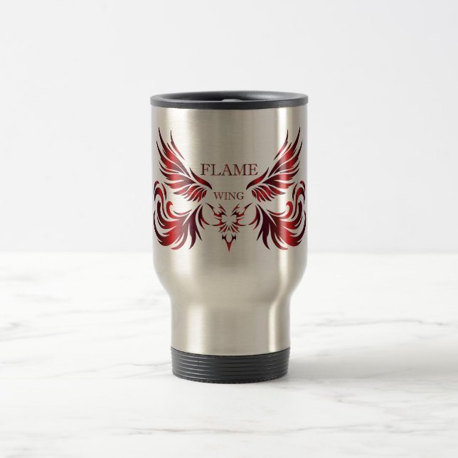 Mug De Voyage Tumbler à aile de flamme (Centre)