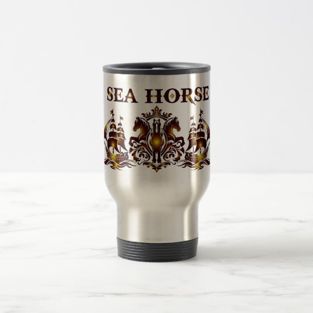 Mug De Voyage Tumbler CHEVAL MARIN (Centre)