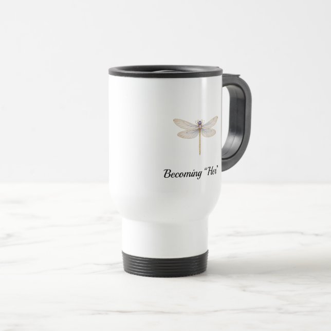 Mug De Voyage Tumbler Libellule (Devant droit)