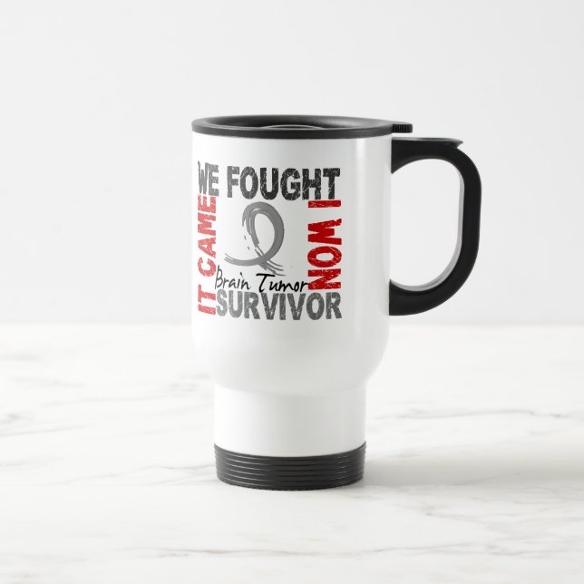 Mug De Voyage Tumeur cérébrale du survivant 5 (Droite)