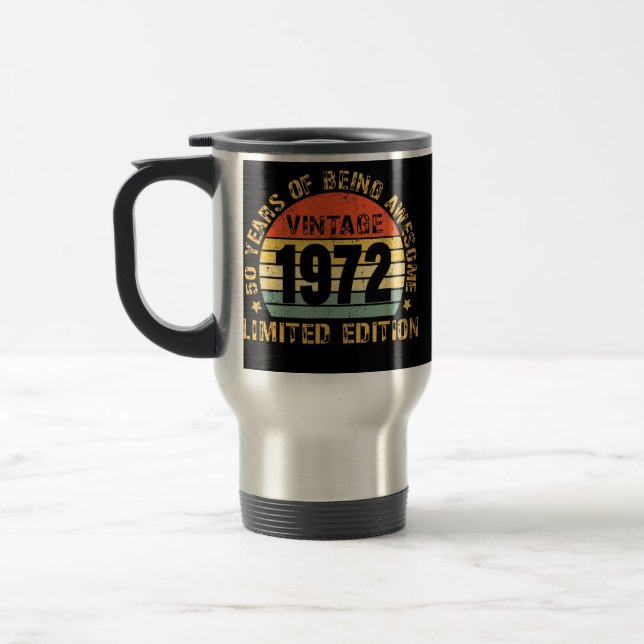Mug De Voyage Turning 50 Birthday Decorations Men 50th BDay (Gauche)