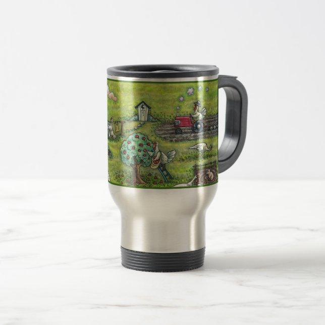 MUG DE VOYAGE TURQUIE FARM THANKSGIVING FUNNY TRAVEL COMMUTER MU (Devant droit)