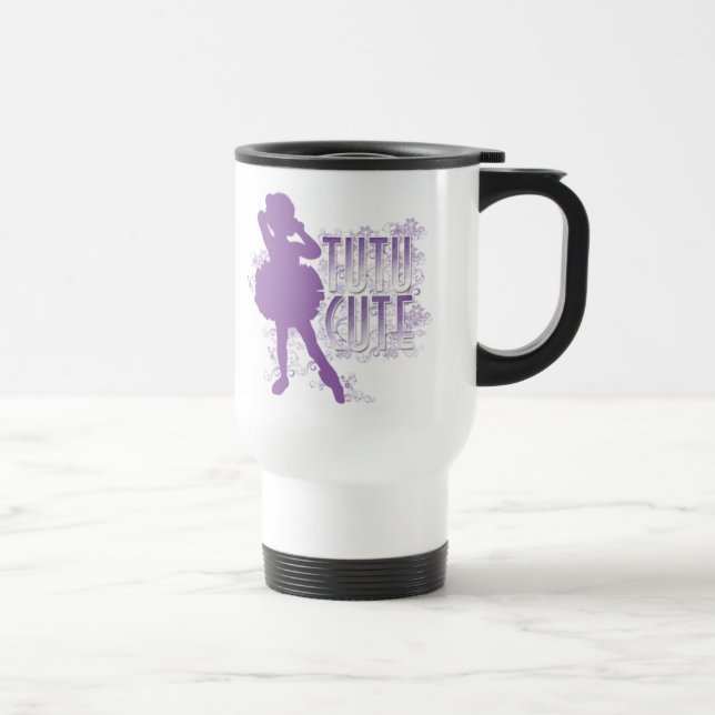 Mug De Voyage Tutu Cute (Violet) (Droite)