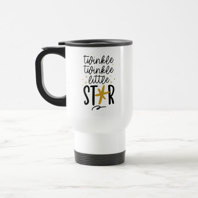 Mug De Voyage Twinkle Twinkle Little Star Doodle (Gauche)