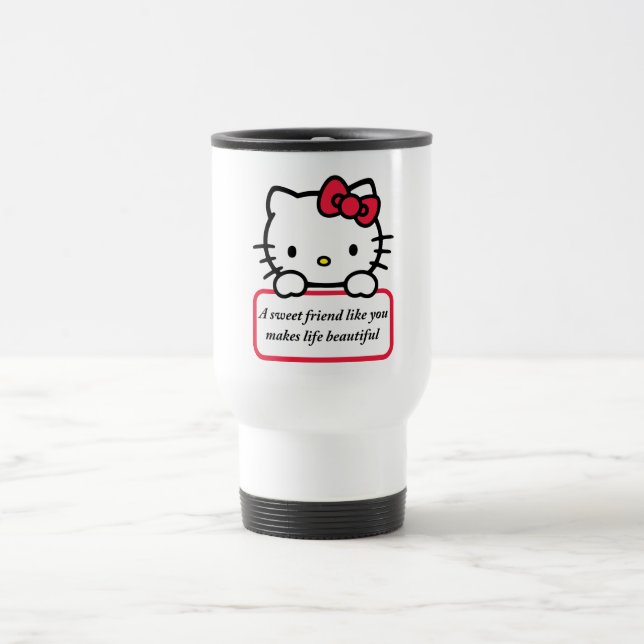 Mug De Voyage Un ami doux comme vous - T-Shirt avec citation sin (Centre)