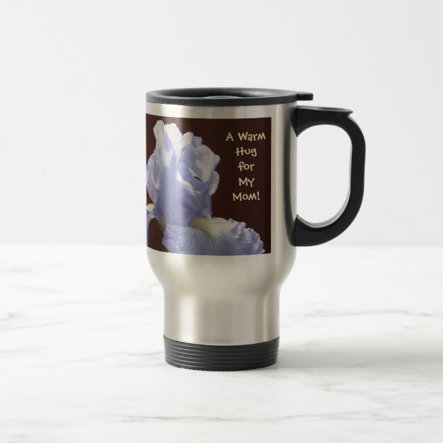Mug De Voyage Un bras chaud pour ma mère ! Muqueuses à fleurs Ir (Droit)