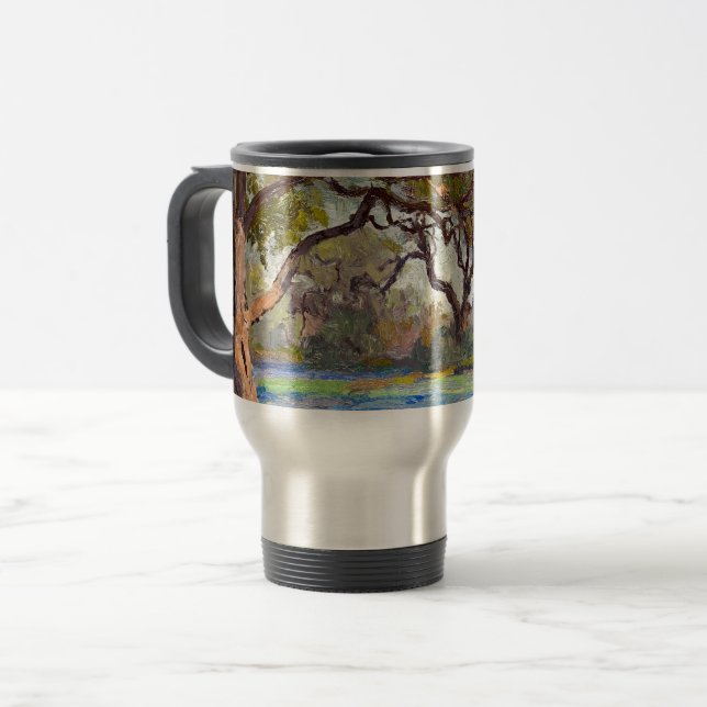 Mug De Voyage Un champ de bleuets à Alamo Heights, (Devant gauche)