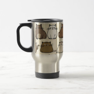Mug De Voyage Un chat amusant et Whimssique Design Chat Voyage M