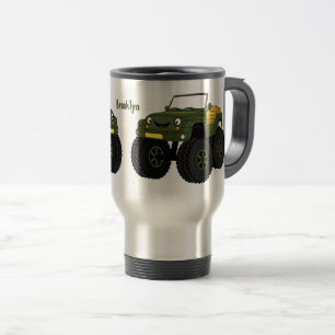 Mug De Voyage Un Green Monster truck