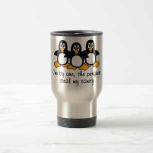 Mug De Voyage Un la conception drôle d'énonciation de pingouin
