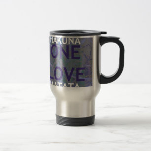 Mug De Voyage UN SEUL AMOUR HAKUNA MATATA : Graphiques de slogan