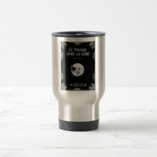 Mug De Voyage Un voyage cinéma français vintage de lune au rétro