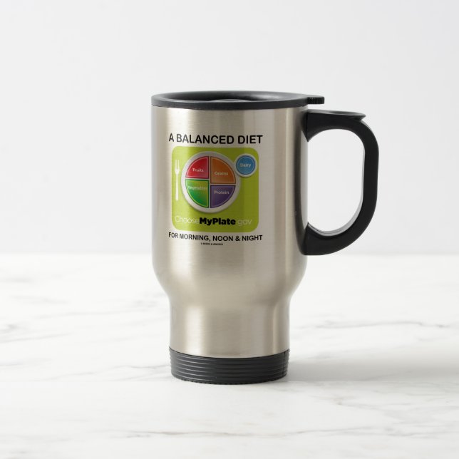 Mug De Voyage Une alimentation équilibrée pour le midi et la (Droit)